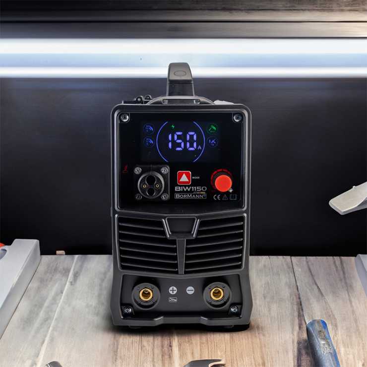 BORMANN Pro BIW1150 Ηλεκτροκόλληση MIG/MAG/TIG/MMA 150A,60%,No gas,450gr/1000gr Κουλούρα (0,8-1,0mm) 071648