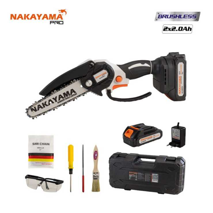 NAKAYAMA EC1050 Κλαδευτικό Αλυσοπρίονο Μπαταρίας 21V Λάμα 15cm 825gr 075028