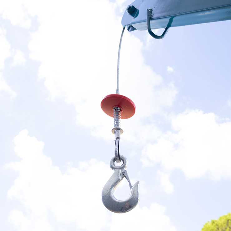 BORMANN Pro BPA6100 Ηλεκτρικό Παλάγκο (Γερανάκι) με Βάση,500kg,με Θερμικό Διακόπτη 077343