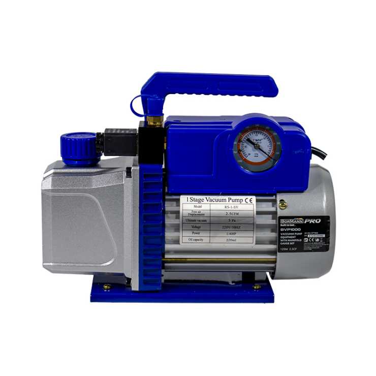 BORMANN Pro Αντλία Κενού Μονοβάθμια με Σετ Ελέγχου Πίεσης 4 Εξόδων 077466