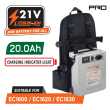 NAKAYAMA Pro EC1608 Μπαταρία 21V,20Ah για EC1600, EC1620, EC1630 078074