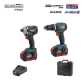 Bormann pro BBP5003 Σετ Δραπ/βιδο Κρουστικό Compact Brushless 20V & Παλμικό Κατσαβίδι & X2 Μπαταρίες 078661