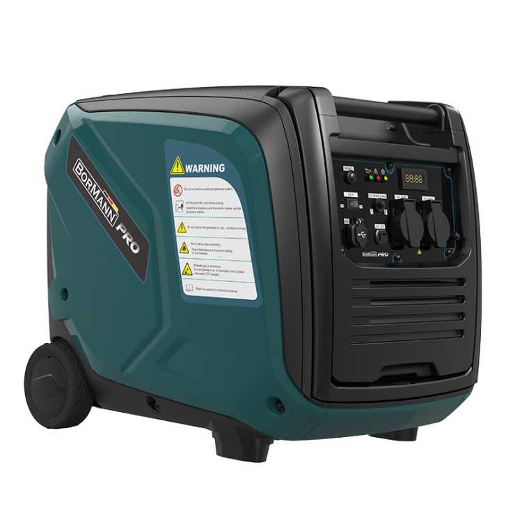 BORMANN Pro BGB2040 Γεννήτρια Βενζίνης Inverter 3500W,223cc,63dB,Χειρόμιζα,EURO 5 082095