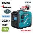 BORMANN Pro BGB2050 Γεννήτρια Βενζίνης Inverter με Ρόδες Συνεχ.Απόδοση 5000W,223cc,70dB-Τηλεχειρισμό 083023