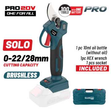BORMANN Pro BBP4128C Ψαλίδι Κλάδου Μπαταρίας 20V,Brushless,0-22/28mm,1kg,BMC,SOLO 083566