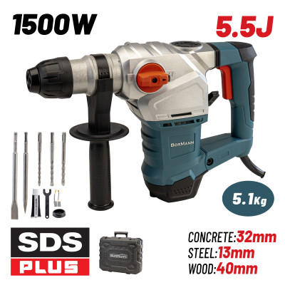 BORMANN - BPH4000 Πνευματικό Πιστολέτο SDS-PLUS 1500W 014744
