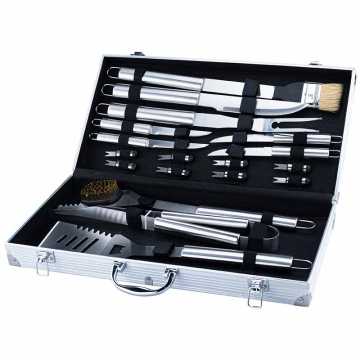 BORMANN Elite BBQ1015 Εργαλεία BBQ Σετ 16τμχ Inox Βαλίτσα 033349