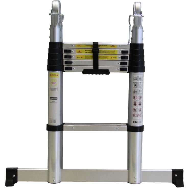 BORMANN Pro BHL5720 Σκάλα Τηλεσκοπική Αλουμινίου, 14 Σκαλιά 034865