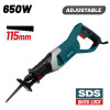 BORMANN LITE ΣΠΑΘΟΣΕΓΑ 650W, 800-3000rpm, ΚΟΠΗ 115mm 042433