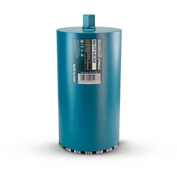 BORMANN Pro BHT4532 Διαμαντοκορώνα Υγρής Κοπής Φ220 X450 1 1/4UNC 052678
