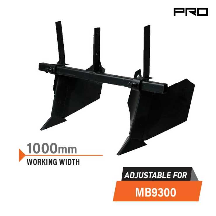 NAKAYAMA Pro MB9304 Αυλακωτήρας Διπλός Ρυθμιζόμενος Για MB9300 070795