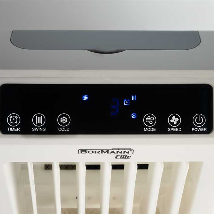 BORMANN Elite BFN5615 Air Cooler 65W με Δοχείο 6Lt,Χρονοδιακόπτη,Led Display & Τηλεχειριστήριο 071044
