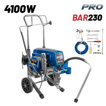 BORMANN Pro BAP7100 Ηλεκτρικό Πιστόλι Ψεκασμού Airless 4100W,5,5Lt/min,15m 071884