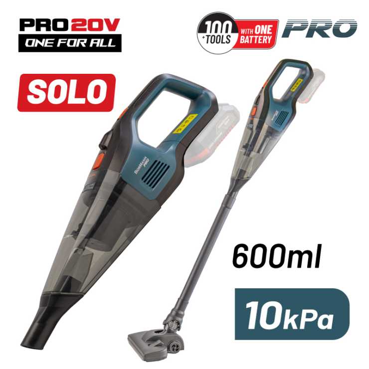 BORMANN Pro BBP5360 Σκουπάκι Χειρός Μπαταρίας 20V, 0.6L, SOLO 073901