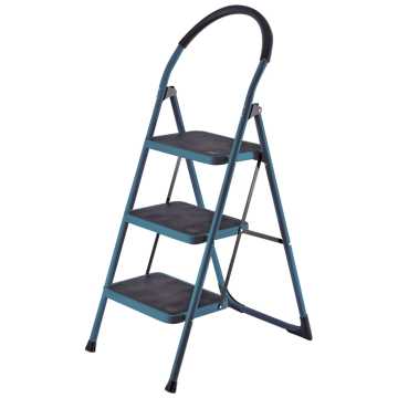 BORMANN Pro BHL6013 Σκαλοκάθισμα Μεταλλικό Heavy Duty, 3 Σκαλιά, Αντιολισθητικά με Αφρώδη Λαβή 077398