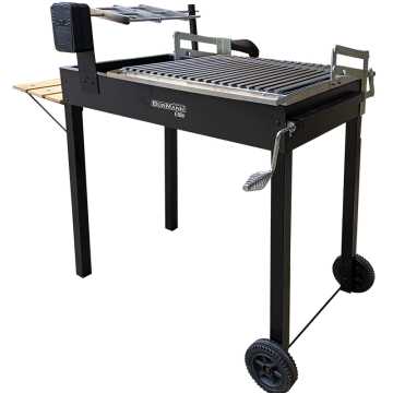 BORMANN Elite BBQ1980 Ψησταριά Ρυθμιζόμενη με Σούβλα Αντικριστού 55x41cm 080008