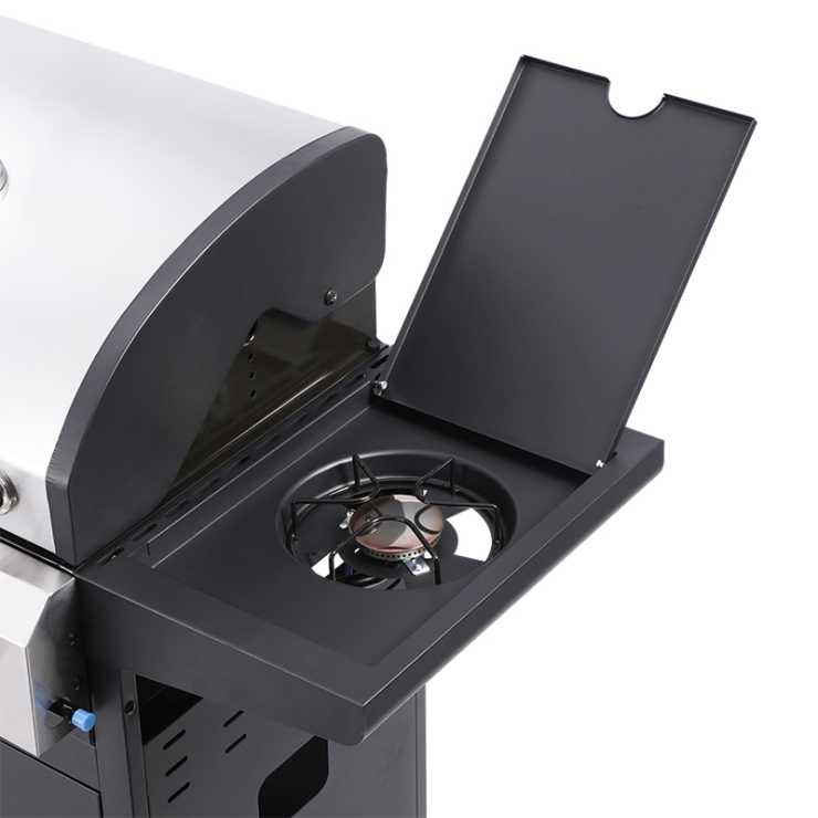 BORMANN Elite BBQ5060 Ψησταριά Υγραερίου 3 σε 1 Combo Grill 080466