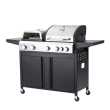 BORMANN Elite BBQ5060 Ψησταριά Υγραερίου 3 σε 1 Combo Grill 080466
