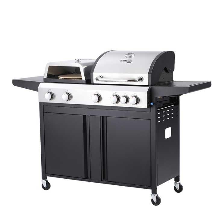 BORMANN Elite BBQ5060 Ψησταριά Υγραερίου 3 σε 1 Combo Grill 080466
