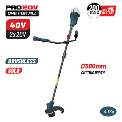 BORMANN Pro BBP4602 Θαμνοκοπτικό 40V Brushless Μπαταρίας,Li-Ion,SOLO 084648