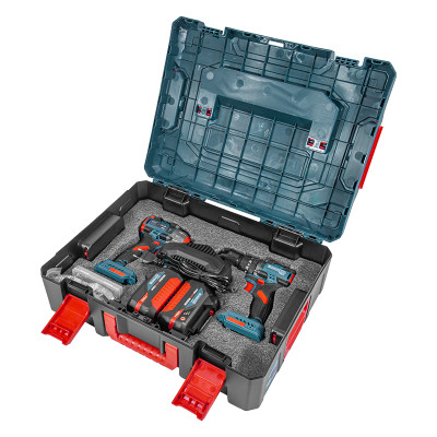 BORMANN Pro BBP5431X44T2CA Σετ Compact Brushless Κρουστικό Δραπαν/βιδο & Παλμικό Κατσαβίδι Bruhless 084839
