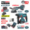 BORMANN Pro BBP5303X44Τ2CA Σετ Πνευματικό Brushless Σκαπτικό Μπαταρίας 20V & Γωνιακός Τροχός 085515
