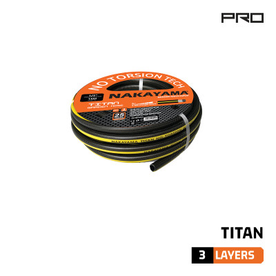 NAKAYAMA PRO GH6100 Λάστιχο Τitan 3 Επιστρώσεις 15m,1/2 019299