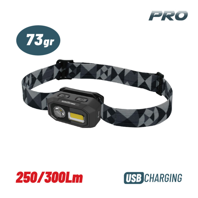 BORMANN Pro BPR6030 Φακός Κεφάλης, Επαναφορτιζόμενος 030027