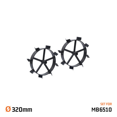 NAKAYAMA Pro MB6511 Ρόδες Μεταλλικές Σετ 2 Τεμ Για MB6510 070764
