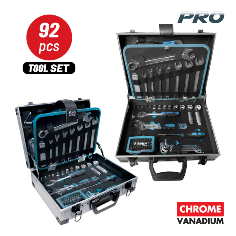 BORMANN Pro BHT5170 Εργαλεία Σετ 92τεμ. Cr-V,Βαλίτσα Αλουμινίου 078449