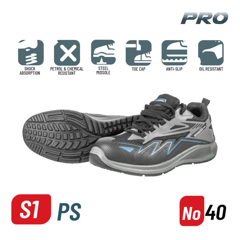 BORMANN Pro BPP8280 Παπούτσι Ασφαλείας S1PS PACIFIC No 40 085782