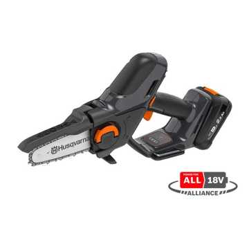 Husqvarna Αλυσοπρίονο κλαδέματος με μπαταρία 2.5Ah και φορτιστή Aspire P5-P4A 029706213-05 Husqvarna Αλυσοπρίονο κλαδέματος με μπαταρία 2.5Ah και φορτιστή Aspire P5-P4A 029706213-05