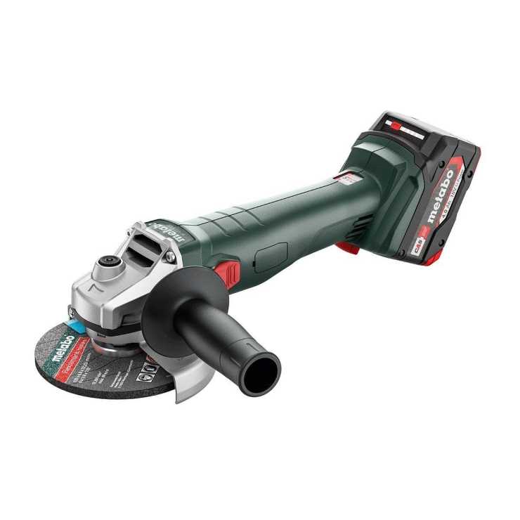 METABO 18 VOLT ΓΩΝΙΑΚΟΣ ΤΡΟΧΟΣ ΜΠΑΤΑΡΙΑΣ W 18 L 9-125 602247510