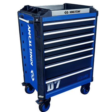 KING TONY Εργαλειοφόρος μεταλλικός τροχήλατος με 7 συρτάρια Squad series  87SQ31-7BA-BK KING TONY Εργαλειοφόρος μεταλλικός τροχήλατος με 7 συρτάρια Squad series  87SQ31-7BA-BK
