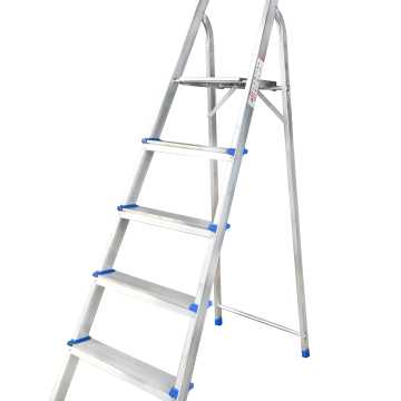 Pankoskal Σκάλα αλουμινίου STANDARD, οικιακής χρήσης 4+1