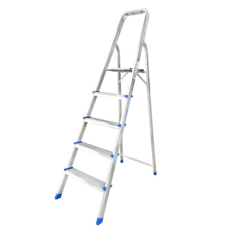 Pankoskal Σκάλα αλουμινίου STANDARD, οικιακής χρήσης 4+1