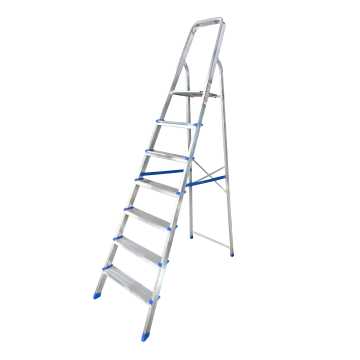 Pankoskal Σκάλα αλουμινίου STANDARD, οικιακής χρήσης 5+1