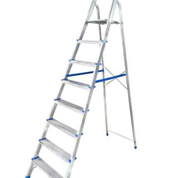 Pankoskal Σκάλα αλουμινίου STANDARD, οικιακής χρήσης 7+1