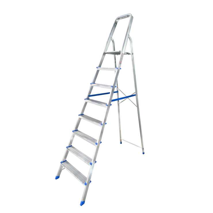 Pankoskal Σκάλα αλουμινίου STANDARD, οικιακής χρήσης 8+1