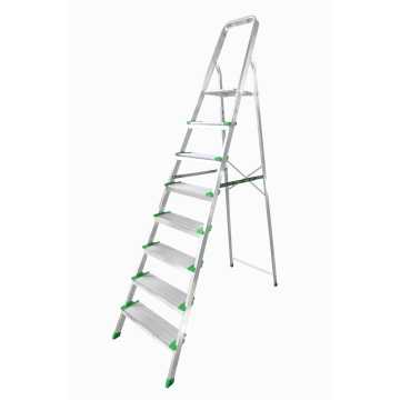 Pankoskal Σκάλα αλουμινίου Super (με φαρδύ σκαλοπάτι 13cm) 7+1