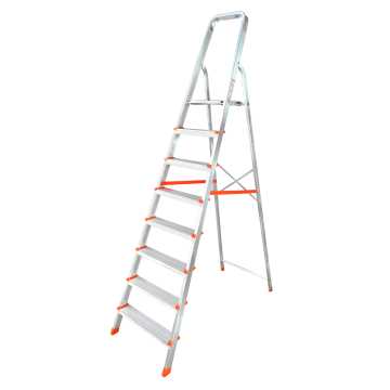 Pankoskal Σκάλα αλουμινίου BASIC, οικιακής χρήσης 7+1