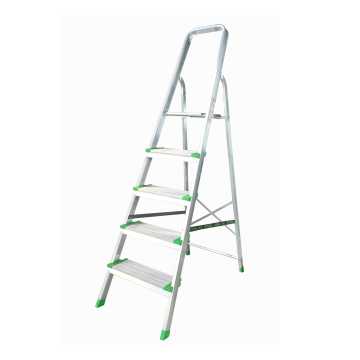 Pankoskal Σκάλα αλουμινίου Super (με φαρδύ σκαλοπάτι 13cm) 4+1