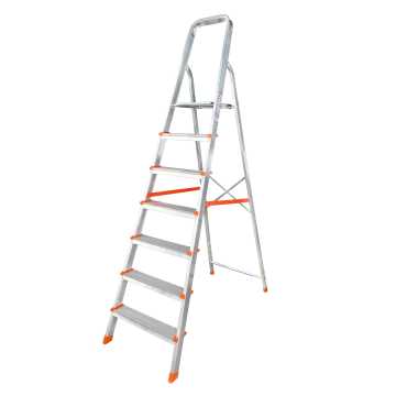 Pankoskal Σκάλα αλουμινίου BASIC, οικιακής χρήσης 6+1