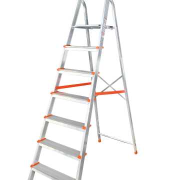 Pankoskal Σκάλα αλουμινίου BASIC, οικιακής χρήσης 6+1