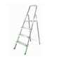 Pankoskal Σκάλα αλουμινίου Super (με φαρδύ σκαλοπάτι 13cm) 3+1