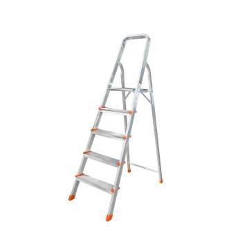 Pankoskal Σκάλα αλουμινίου BASIC, οικιακής χρήσης 4+1