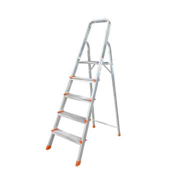 Pankoskal Σκάλα αλουμινίου BASIC, οικιακής χρήσης 4+1