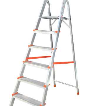 Pankoskal Σκάλα αλουμινίου BASIC, οικιακής χρήσης 5+1