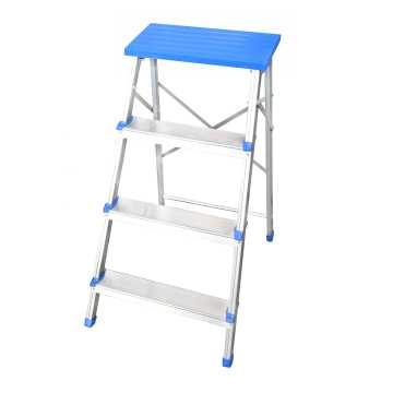 Pankoskal Σκαλοκάθισμα μεταλλικό με σκαλοπάτια αλουμινίου PRO 3+1