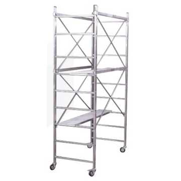 Pankoskal Σκαλωσια αλουμινίου τροχήλατη 2 τμχ ZEUS